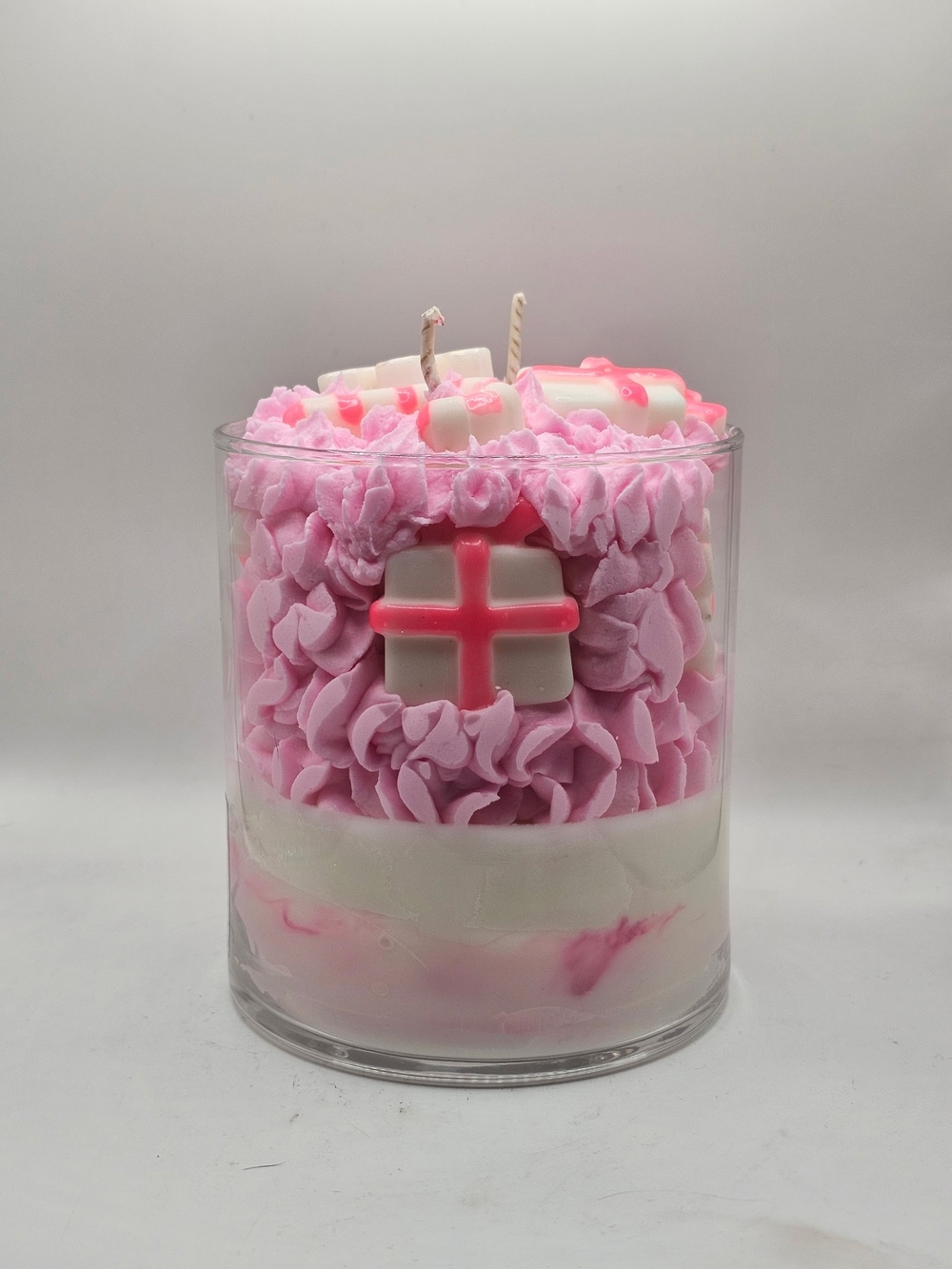 Pink Santa Candle - Picture 2 of 5